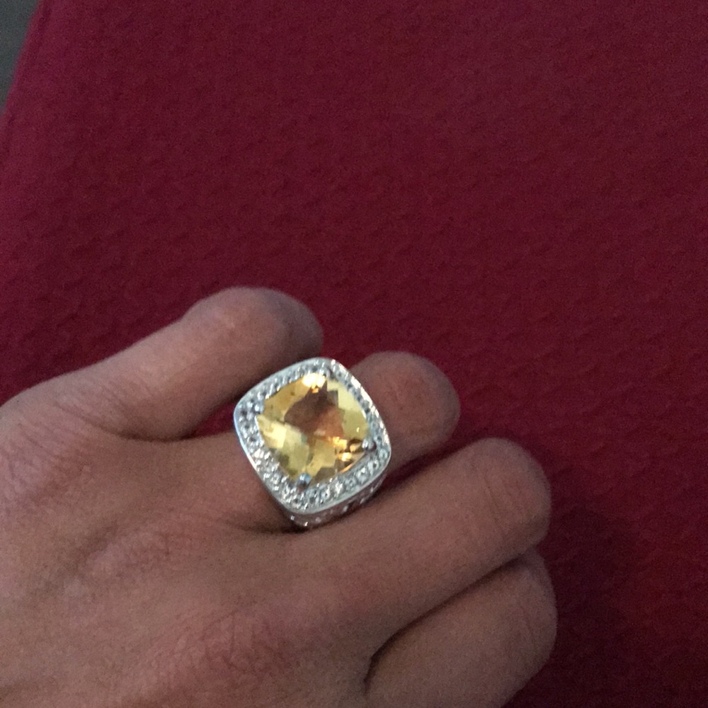 Citrine silver ring - Picture 5 of 15